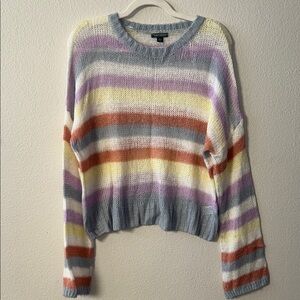 Wild Fable Pastel Striped Sweater
